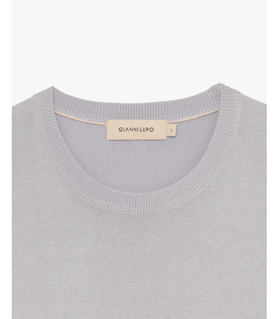 T-shirt in maglia muscle fit