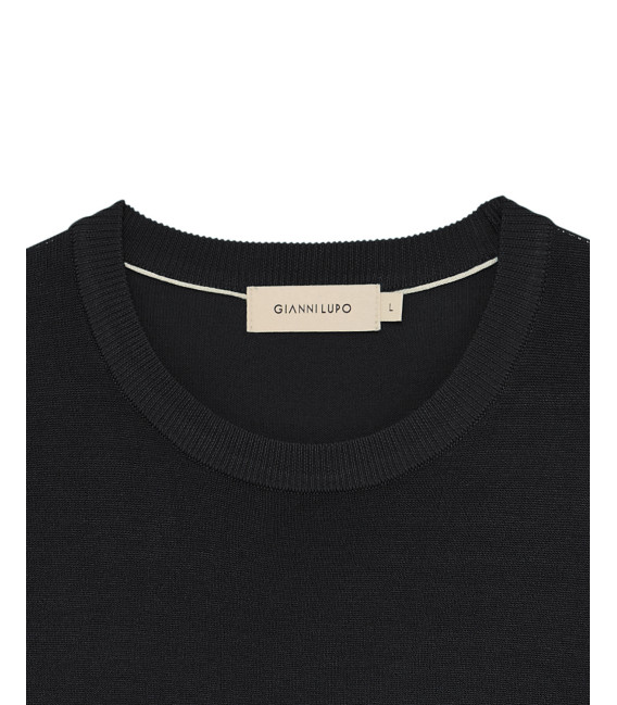 Muscle fit knitted t-shirt