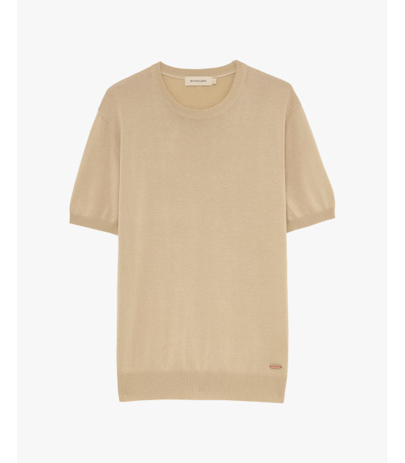 T-shirt in maglia muscle fit