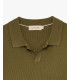 Knitted polo shirt