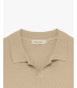 Knitted polo shirt