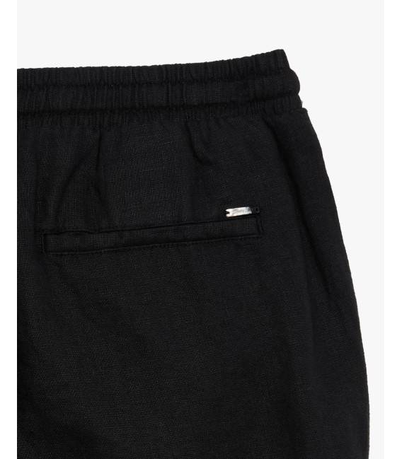 Linen drawstring trousers