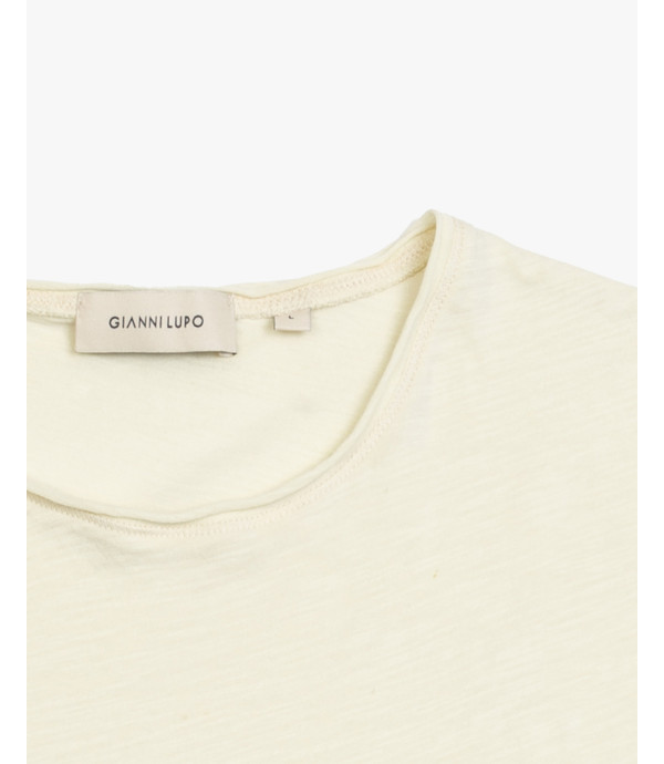 T-shirt in cotone slub
