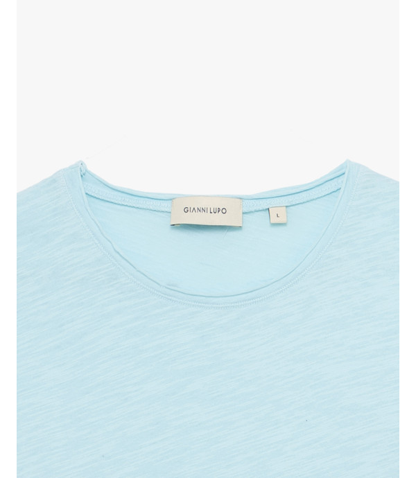 T-shirt in cotone slub