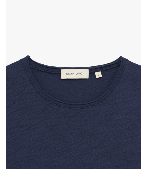 T-shirt in cotone slub