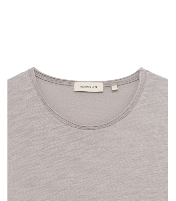 T-shirt in cotone slub