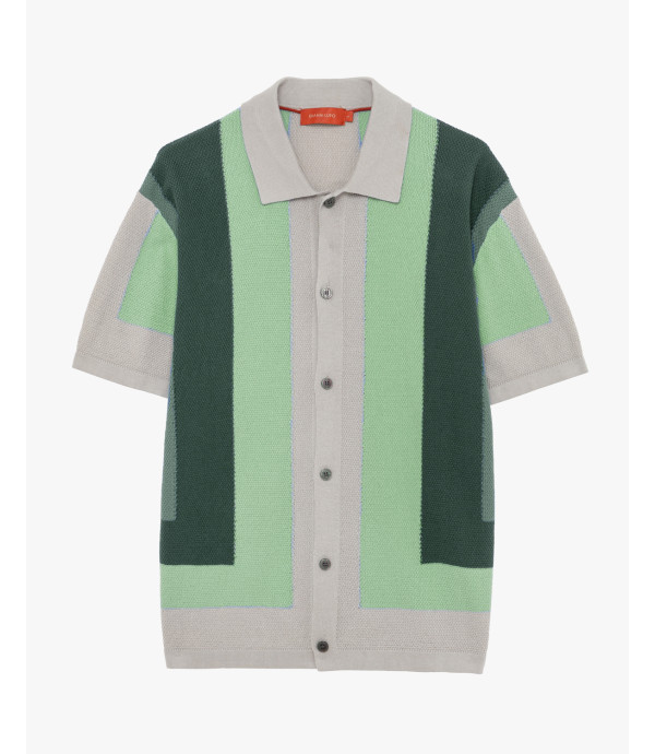 Camicia in maglia a manica corta