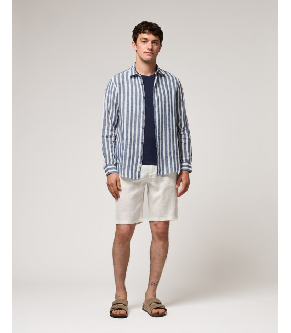 Chinos shors in linen