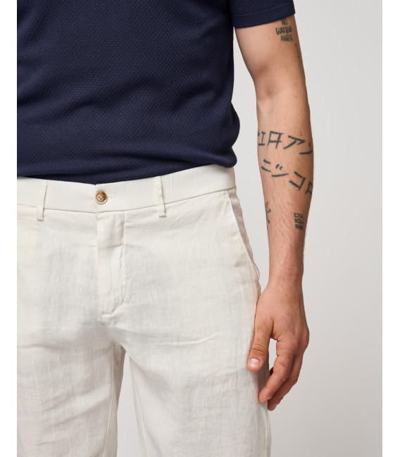 Chinos shors in linen