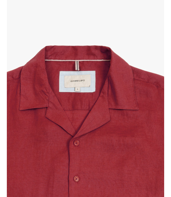 Short sleves linen shirt