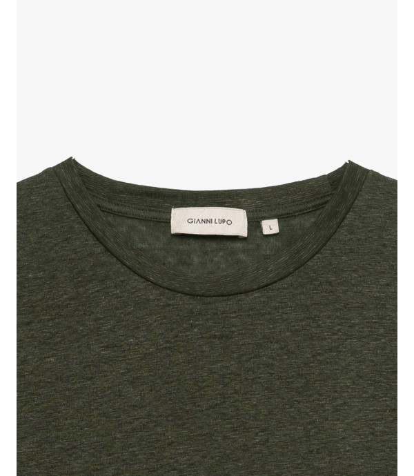 Linen T-shirt relaxed fit