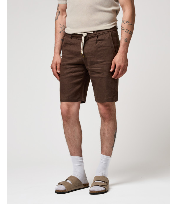 Chinos shors in linen