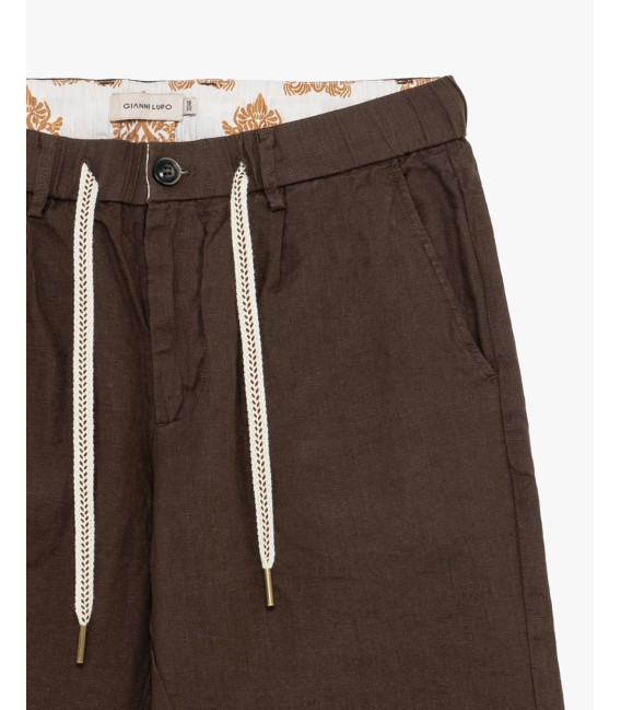 Chinos shors in linen