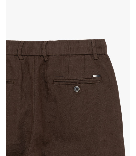 Chinos shors in linen