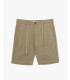 Linen shorts with drawstring