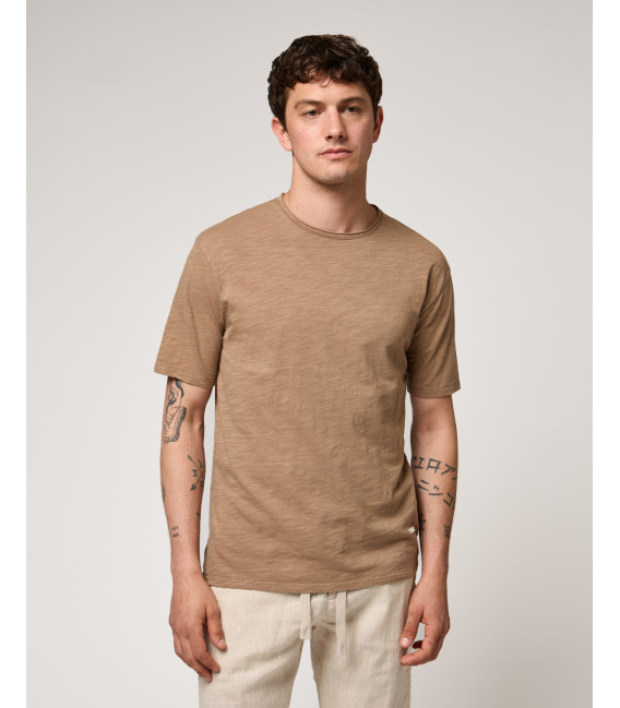 T-shirt in cotone slub