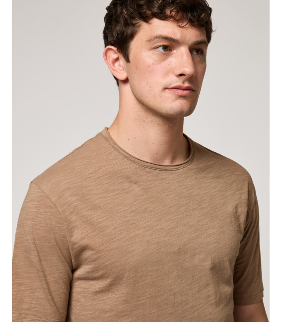 T-shirt in cotone slub