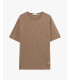 T-shirt in cotone slub