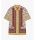 Camicia manica corta con stampa all-over