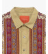 Camicia manica corta con stampa all-over