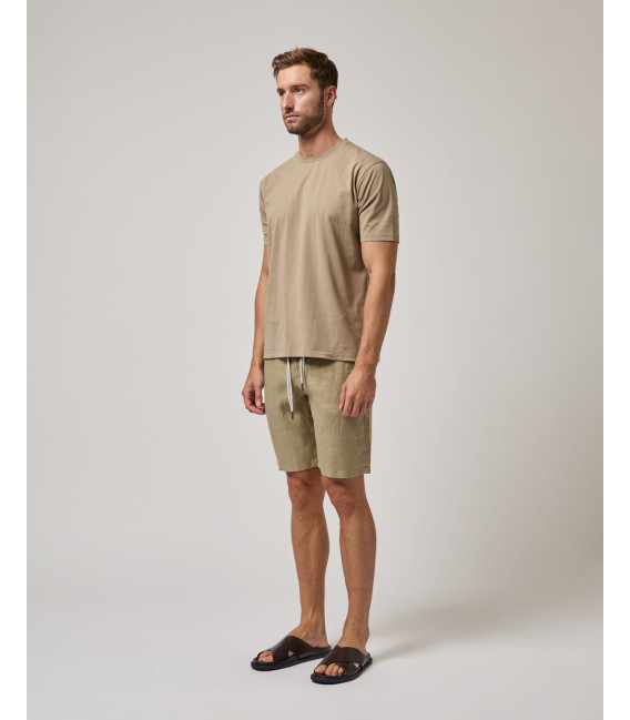 Bermuda chinos in lino
