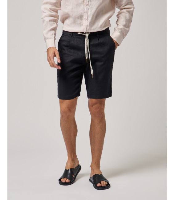 Bermuda chinos in lino