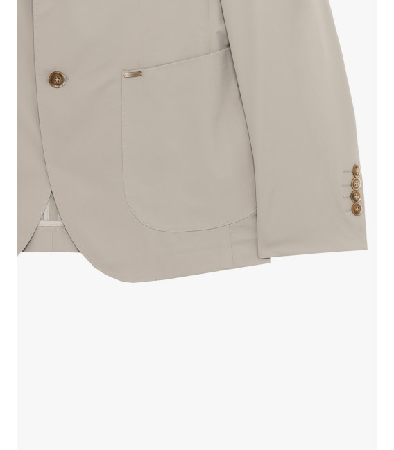 Single-breasted stretch technical blazer