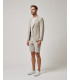 Single-breasted stretch technical blazer
