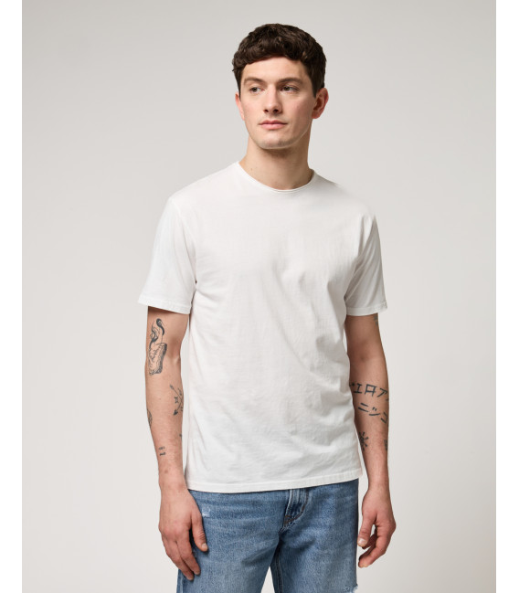 T-shirt con orli a taglio a vivo