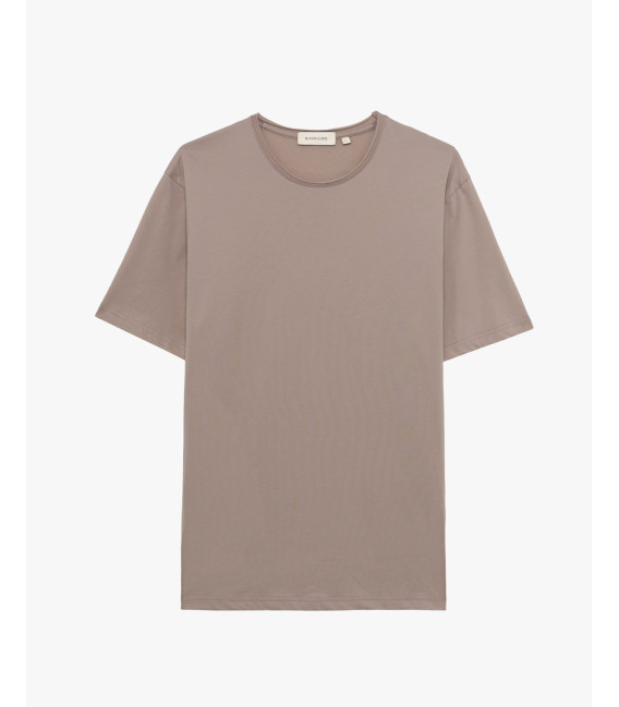 T-shirt con orli a taglio a vivo