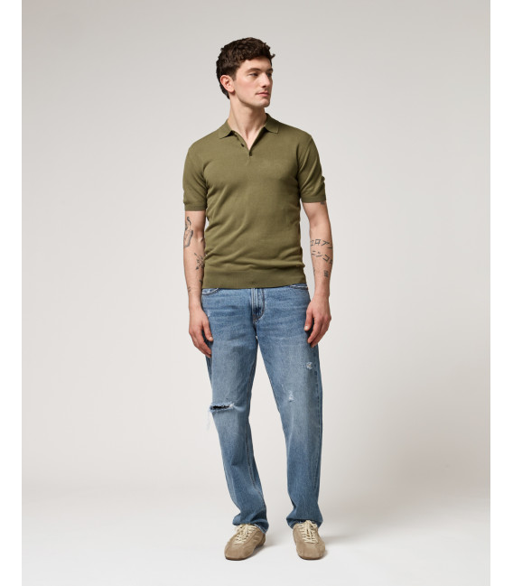 Polo in maglia muscle fit