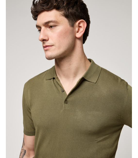 Polo in maglia muscle fit