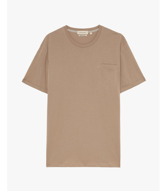 T-shirt con taschino in cotone extra fine