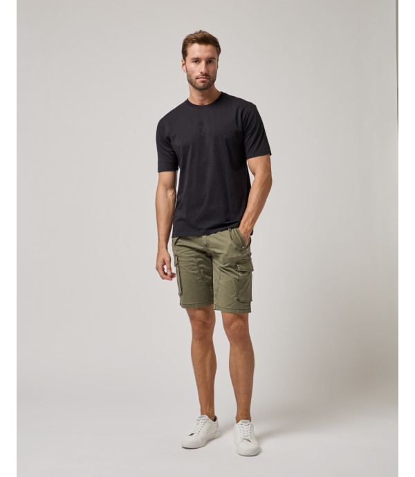 Regular fit bermuda cargo trousers