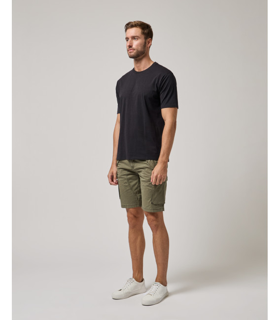 Regular fit bermuda cargo trousers