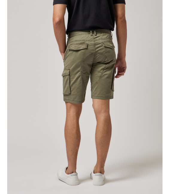 Regular fit bermuda cargo trousers
