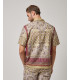 Camicia manica corta con stampa all-over