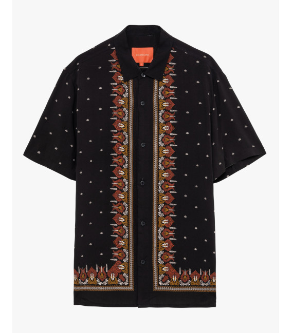 Short-sleeve shirt with all-over print
