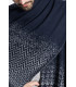 Poncho In Fading Pied De Poule Pattern