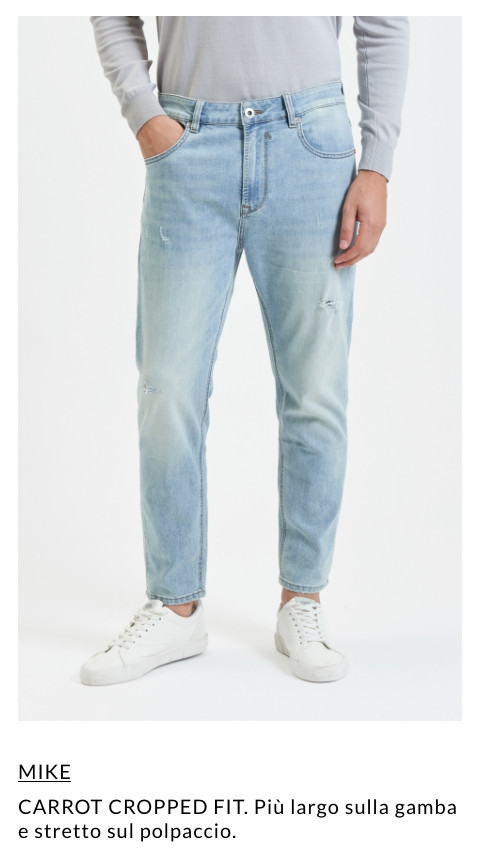 MIKE CARROT CROPPED FIT