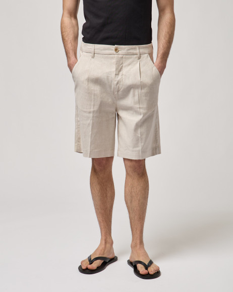 Bermuda in misto lino