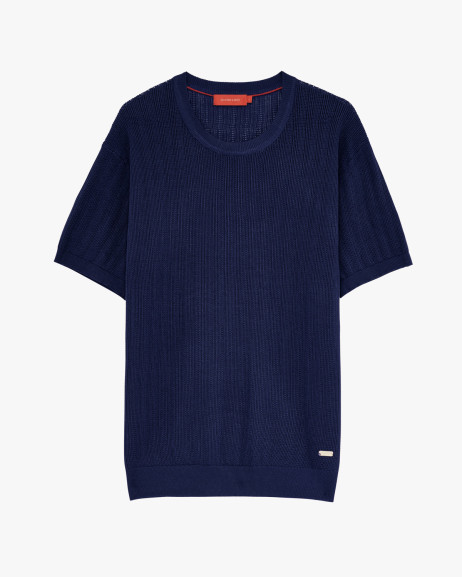 T-shirt in maglia a manica corta