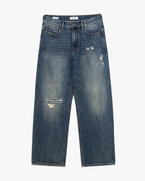 Jeans WIDE fit con strappi Gianni Lupo
