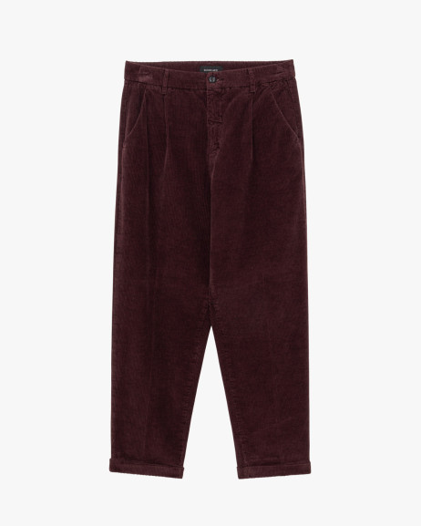 Pleated trousers in corduroy Gianni Lupo
