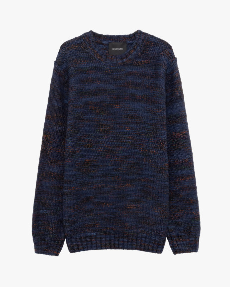 Multicolour moulin crew neck sweater Gianni Lupo