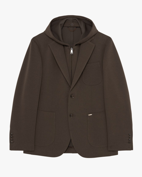 Blazer con cappuccio e pettorina removibile Gianni Lupo