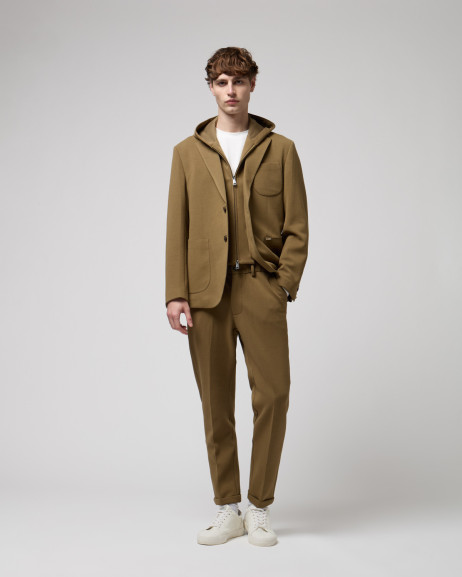 Blazer con cappuccio e pettorina removibile Gianni Lupo