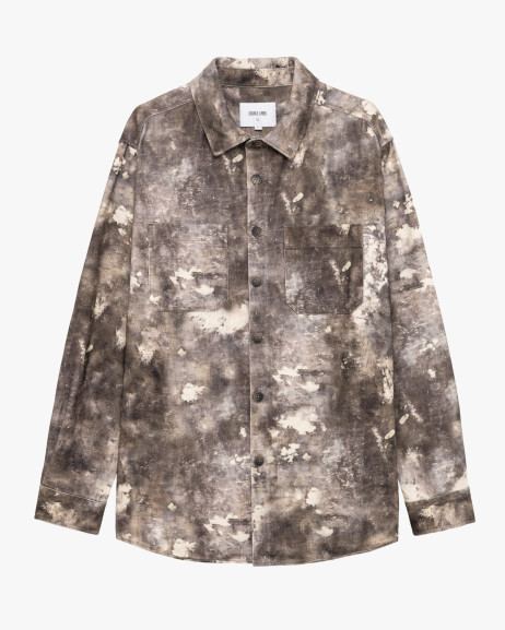 Overshirt stampata Gianni Lupo