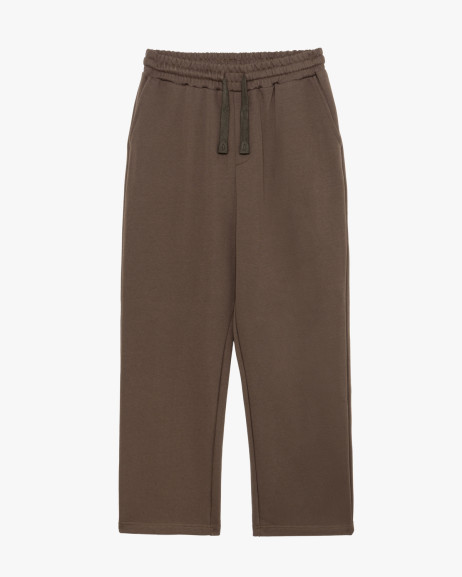 Pantaloni in felpa con logo ricamato Gianni Lupo