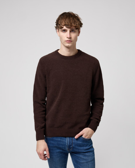 Maglione girocollo in ciniglia Gianni Lupo